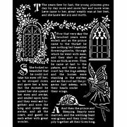 Stencil - Stamperia Sleeping Beauty Windows KSTD078